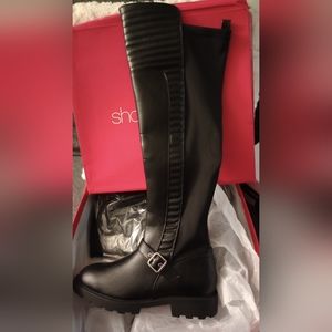 NWT Black Knee high boots Brand New